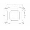 Holley 4 Barrel 650 Cubic Feet Per Minute CFM Square Bore Flange Electric Choke 0-4777CE